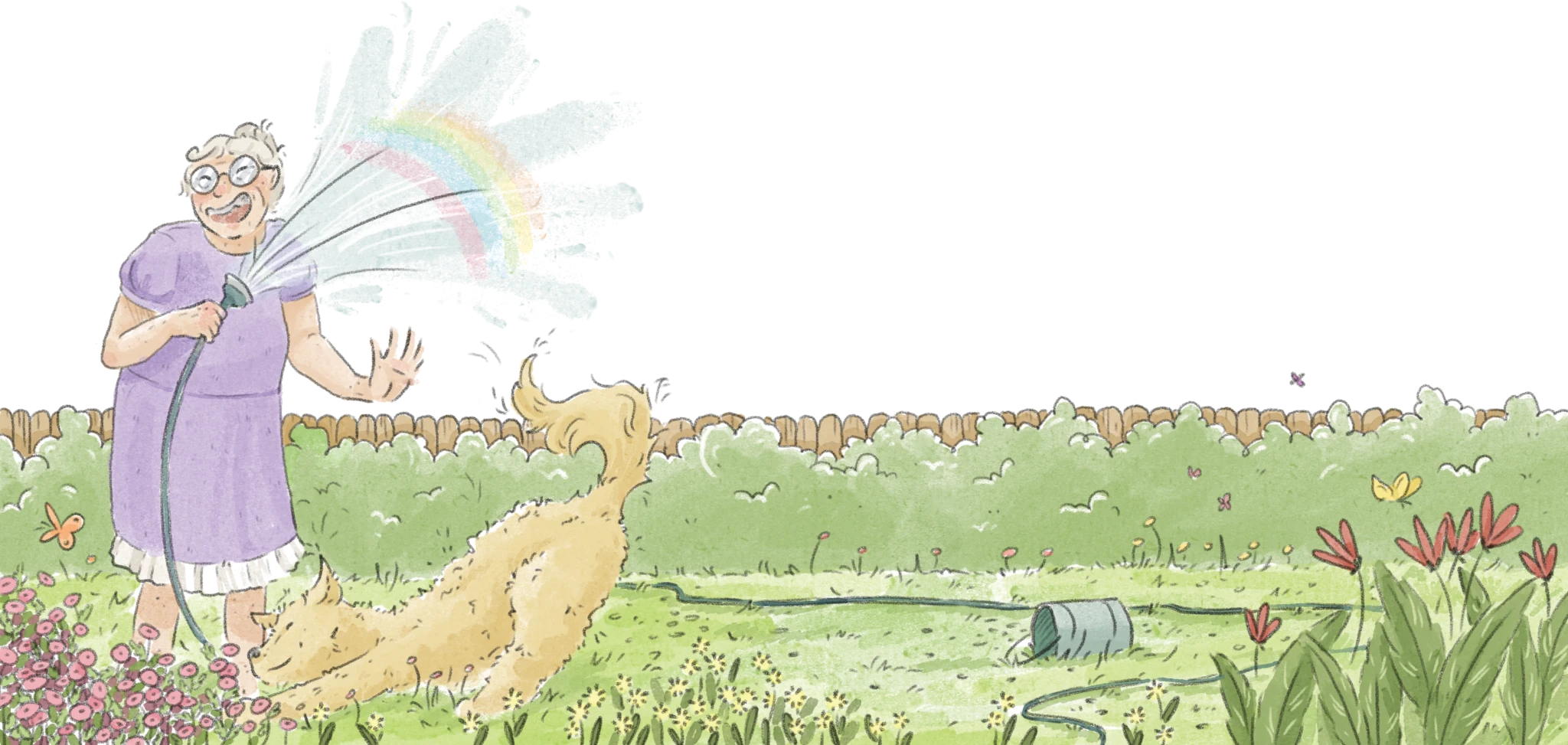 Monday: Sunny, Bubbles and Blooms!